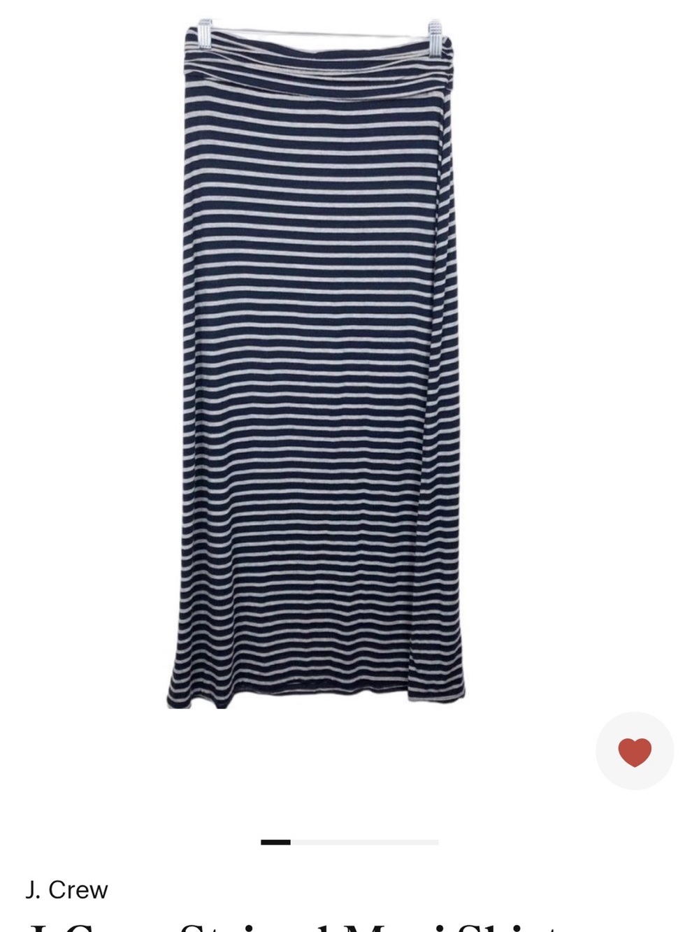 J. Crew Striped Maxi Skirt, Style A3925